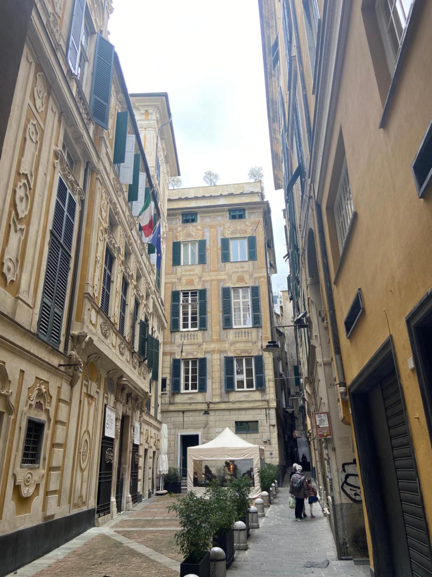 Un Passo Dall'Acquario Dimora Storica In Palazzo Pellicceria, Palestra, Lavanderia Genua Exteriör bild